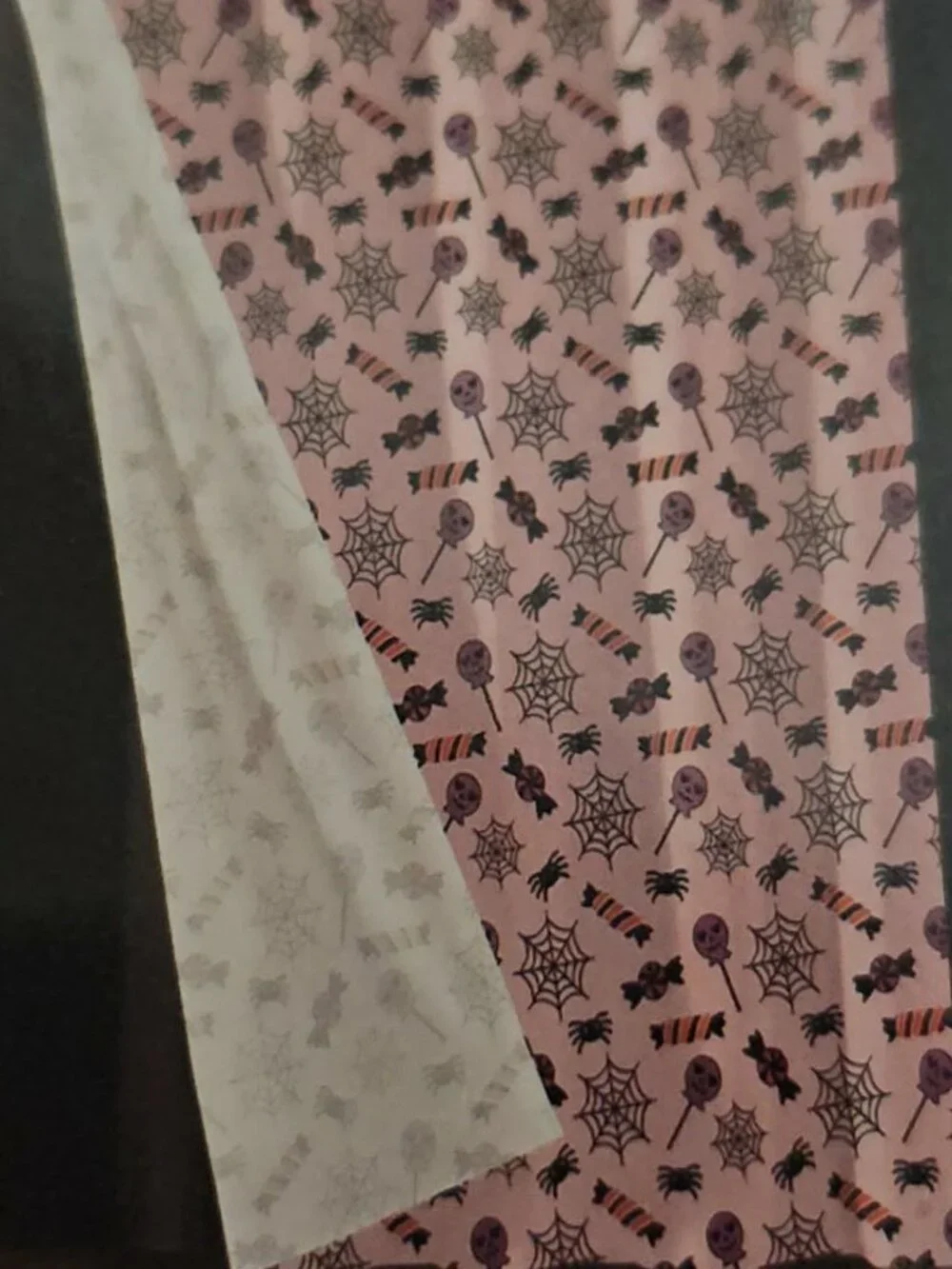 NWT Betsey Johnson 14-Pc Halloween Shower Curtain Set Spooky Cute Pink Black